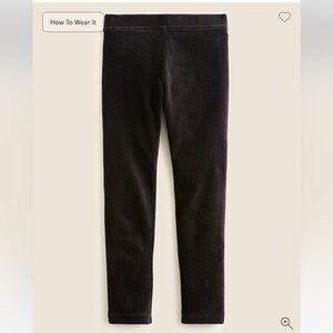 Crewcuts Black Cord Leggings